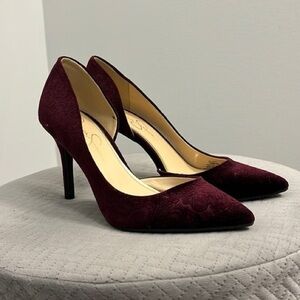 Jessica Simpson Burgundy Heels